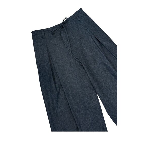 G. GWYN Goop Ty Trouser Charcoal Grey $595 NWT 0 - Picture 4 of 7